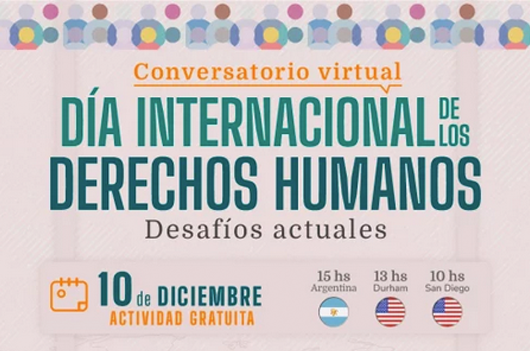 flyer image for Internation Human Rights Day conversation